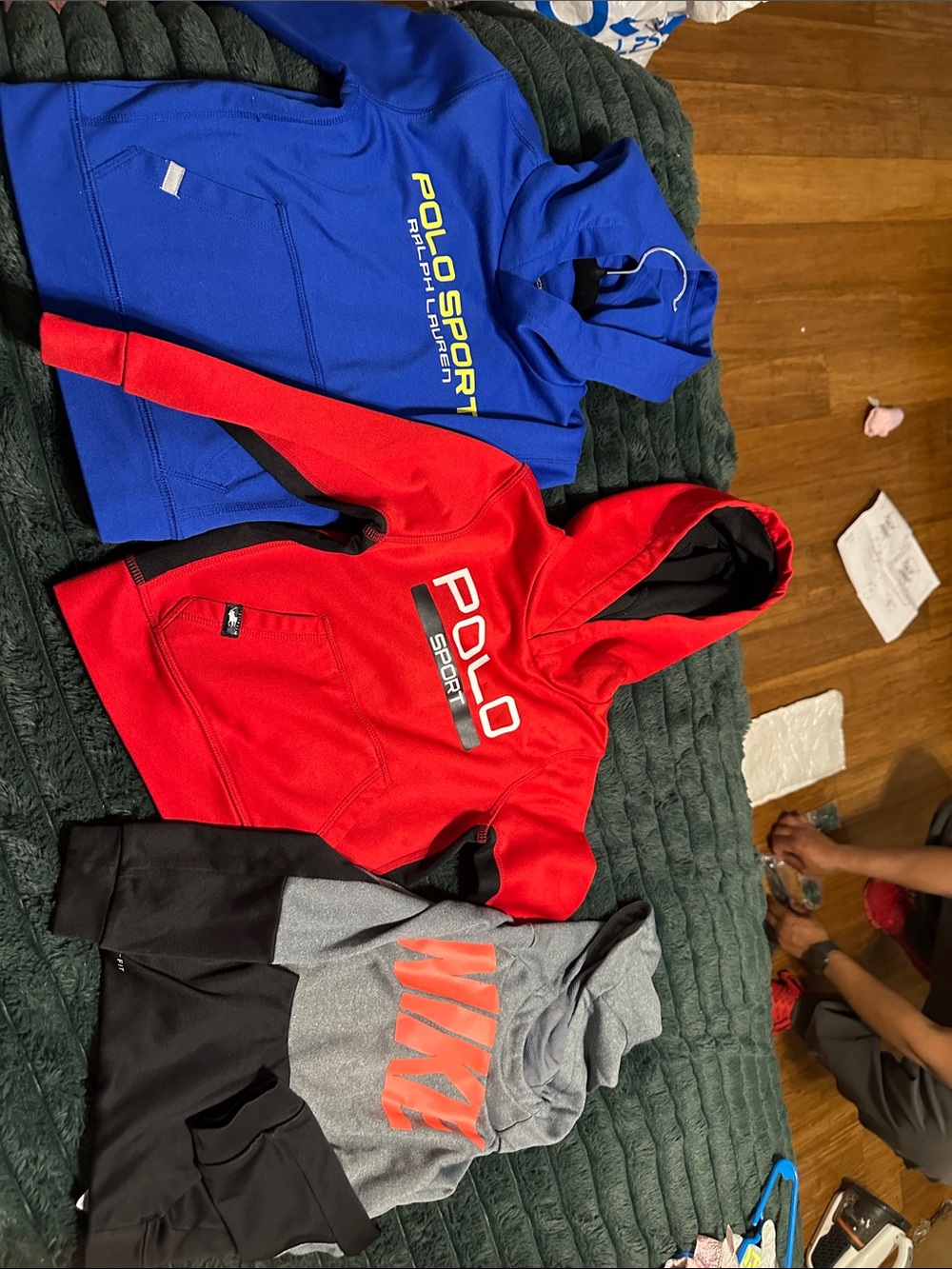 Polo by Ralph Lauren Red Polo Sport Hoodie for Kids